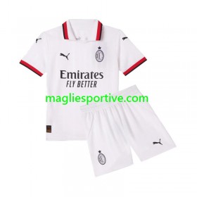 Completo Calcio AC Milan Bambino Divisa Trasferta 2024-2025